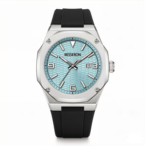 Reloj Octagonal de Fabricante OEM para Hombre, Reloj de Cuarzo de Acero Inoxidable, Esfera Personalizada con Fecha, Analógico de 42 mm, Reloj Deportivo - Product Image 3