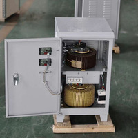 Estabilizador de Voltaje Seco de Baja Potencia Monofásico de 10KVA, Bobina de Cobre Puro, Servomotor, Fácil Mantenimiento, Personalizable