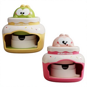 Machine à badges éducative DIY pour enfants, jouet créatif et amusant à faire soi-même, avec motifs animaux de dessins animés originaux - Product Image 2