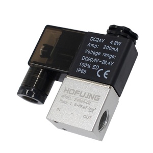 Vanne solénoïde pneumatique de qualité 2V025-08, 2 positions 2 voies, pour cylindres - Product Image 5
