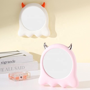 Miroir cosmétique de bureau mignon en forme de <span class=keywords><strong>diable</strong></span>, design de cadre en plastique <span class=keywords><strong>petit</strong></span> <span class=keywords><strong>diable</strong></span>, luxe personnalisé pour filles, miroir de <span class=keywords><strong>maquillage</strong></span> - Product Image 5