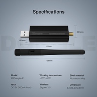 SONOFF ZB Dongle-P 3.0 Dongle Plus Passerelle sans fil Zigbee Analyseur Zigbee2MQTT Interface USB Capture avec Antenne B364