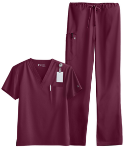 Basic Unisex Polyester/Rayon/Spandex <strong>Scrub</strong> <strong>Set</strong> - Product Image 3