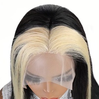 Peluca de Cabello Humano Virgen Chino Rubio de Alta Calidad 613 HD Transparente 100% con Encaje Frontal, Ondulado, 13x4 4x4 para Mujer