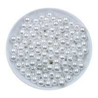 Vente directe d'usine 500 g/sac ABS couleur or rond avec trou droit perles de perles ABS pour la fabrication de sacs à bricoler soi-même de bijoux