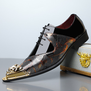 Zapatos de hombre estilo inglés transfronterizos con múltiples diseños, para atuendo formal de negocios, con punta en pico. - Product Image 6