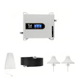 Nuevo <span class=keywords><strong>Amplificador</strong></span> de Señal <span class=keywords><strong>GSM</strong></span> Tri-Banda 5G 4G LTE de 80.0db, <span class=keywords><strong>Cobertura</strong></span> de 500-1000 m², 900 1800 2100MHz - Product Image 1
