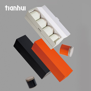 Tianhui boîte d'emballage en carton en gros pliable avec ouverture à glissière boîte à fermeture éclair pliante simple - Product Image 1
