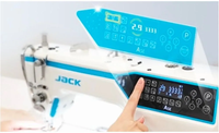 Machine à coudre industrielle à point droit à grande vitesse Jack A5E de haute qualité, motorisée directement par un moteur métallique, informatisée