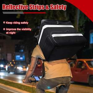 Hot Waterproof Sac Isotherme Livraison Courier Hot Pizza Grocery Bike Custom Thermal Insulated Motorcycle <b>Delivery</b> <b>Bag</b> for Food - Product Image 5