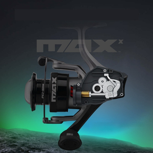 Abu Garcia MAX X moulinet de pêche en fibre de carbone 4 + 1BB 5.2 rapport de vitesse ligne d'eau douce bobine alliage cadre principal pour rivière - Product Image 5