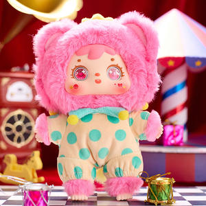 Tres Pequeños Adornos de Peluche de Gato de Circo, Colgantes de Madera de Dibujos Animados para Bolsos, para Colección de Cajas Sorpresa - Product Image 3