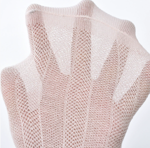 Medias de Punto para Bebés Niñas, Estilo Veraniego, Transpirables, Tipo Pantimedias de Red, con Tobillera, Estilo Casual - Product Image 4