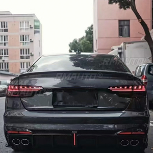 Rear Trunk Spoiler For Audi A4 B9 2017 2018 2019 2020 ABS Material Black Or Unpainted <b>Primer</b> Color Rear Spoiler For Audi A4 B9 <b>C</b> - Product Image 6