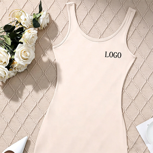 Vestido Casual sin Mangas para <span class=keywords><strong>Mujer</strong></span>, Elegante, Ajustado, de Jersey, Estilo Bodycon, para Boda, Corte Entallado, a la Moda - Product Image 5