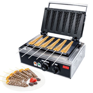 Thương mại Lolly trứng Waffle Stick làm nhà sản xuất máy bán chạy nhất bốn cây thông hình waffle maker Máy CE Waffle maker - Product Image 1