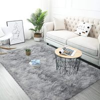 Tapis d'intérieur tendance imprimé en 3D, fabriqué à la machine, doux, moelleux, shaggy, lavable, résistant aux taches, antidérapant