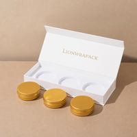 Coffret cadeau d'huiles essentielles d'aromathérapie personnalisé, emballage à rabat magnétique avec sac en papier Lionwrapack