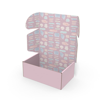 Boîte d'emballage personnalisée avec logo imprimé pour chaussures roses pour filles, shorts en jean, jupes, boîte en carton ondulé, robes, gilets, boîte d'expédition design