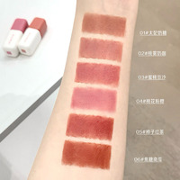 Bily Bear Maquillage Velours Imperméable Mat Lip Mud Fini Soyeux Mat Non Collant Longue Tenue Éclaircissant Gloss à Lèvres