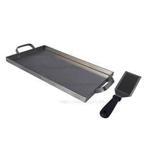 Commercial Stainless Steel <strong>Plancha</strong> Griddle Plate Frying Pan for <strong>BBQ</strong> - Product Image 4