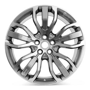 Jantes <span class=keywords><strong>en</strong></span> alliage moulé sous pression haute performance 21x9,5" 5x120, roues personnalisées <span class=keywords><strong>argent</strong></span>/noir 21" - Product Image 3