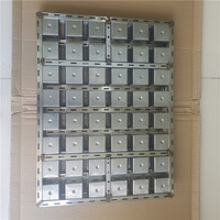 Prix d'usine, boîtes à pain carrées en métal personnalisées, moules à pain rectangulaires en carton ondulé avec couvercles, antiadhésifs, écologiques, durables