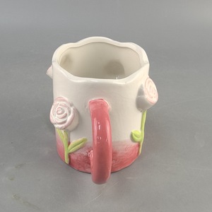 ที่นวดมือรูปดอกไม้สุดสร้างสรรค์แก้วเซรามิกรูปหัวใจผู้หญิงสามมิติบรรเทาดอกทิวลิปลมระฆังวันหยุด - Product Image 2