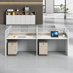 Bureau de travail en bois de luxe, postes de travail, ensemble de bureau et de chaise pour ordinateur, <span class=keywords><strong>design</strong></span> moderne, bureau pour le personnel de bureau - Product Image 3