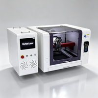 Découpeuse laser fibre portable de bureau 1200W JPT 4040 refroidie par air pour la production de bijoux à petite échelle (argent, or, laiton)