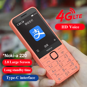 Originale Noki-un 220 4G Feature Phone 2.8 pollici Bluetooth Radio FM 1450mAh Bettery Dual SIM pulsante di telefonia Mobile tipo-C porta - Product Image 2