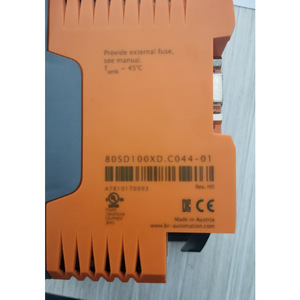 B R 80SD100XD.C033-01 โมดูลจ่ายไฟ 24V ส่วนประกอบระบบอัตโนมัติทางอุตสาหกรรม ผลิตในออสเตรีย - Product Image 3