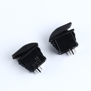 Interruptor basculante ASW-17-101D 12V 3A SPST ON-OFF con terminal de soldadura IP65, material ABS para uso automotriz y náutico. - Product Image 2