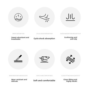 Chaussettes de compression sportives anti-transpiration à bout <span class=keywords><strong>ouvert</strong></span> et entièrement couvrant le <span class=keywords><strong>pied</strong></span>, protection anti-entorse, soutien de la voûte plantaire, chaussettes de maintien de la cheville - Product Image 4