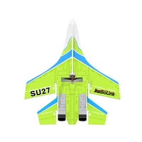 Radiolink Factory Avion à voilure fixe SU27 avec contrôleur de vol T8S à commande manuelle gauche, avion RC, boîte de couleur BYME-DB Combo