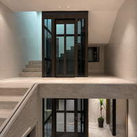 Mini-ascenseur compact pour maison, ascenseur résidentiel à faible encombrement, design personnalisé pour villa, maison duplex privée