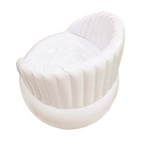 Sofá Inflable de PVC Flocado para el Hogar, Muebles Clásicos para Fiestas, Sofá Cama para Sala de Estar, 2026