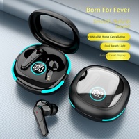Écouteurs sans fil PLUS 50 semi intra-auriculaires avec ANC, étanchéité IPX4, contrôle intelligent, affichage numérique, pour le sport