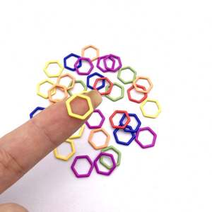 Couleur Tricotage Anneau Métal Point Marque Crochet - Product Image 5