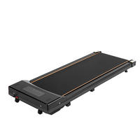 Tapis de marche ultra-plat et silencieux sous le bureau, moteur sans balais, équipement de fitness pour la maison et le bureau avec télécommande