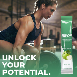 Aeglewell Nouveau gel énergétique avec de vrais acides aminés de fruits Electrolytes Stick énergétique pour la gelée diététique Saveur de pomme - Product Image 4