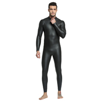 Combinaison de plongée personnalisée couleur unie 2mm/3mm/5mm/7mm en néoprène résistant au froid, peau lisse, protection sportive pour triathlon, sans résistance