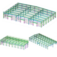 Almacén Industrial Prefabricado de Acero con Estructura de Ingeniería Moderna y Soldadura Prefabricada