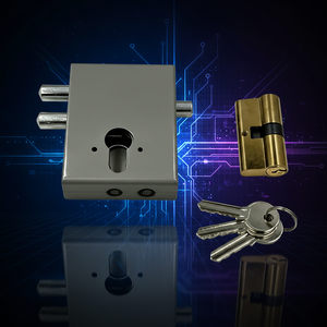 Professioneller <span class=keywords><strong>GLORA</strong></span> Ultra Zylinderschloss Messingzylinder 70mm Backset 3 Schlüssel Eisen Ultimative Sicherheit Tür Tor Fabrikpreis - Product Image 4