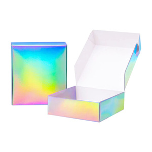 Custom Caixa Cajas <span class=keywords><strong>Holografica</strong></span> Magnetic Pr Box Embalaje Cosmético Cartón Regalo Pr Caja de embalaje holográfica - Product Image 4