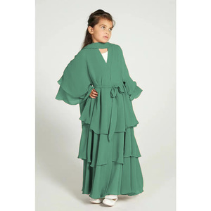 New Model Open <strong>Abaya</strong> for Ladies Digital Dresses for Spring and Autumn for Adults and <strong>Girls</strong> in Dubai - Product Image 2