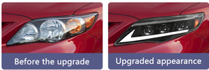 ไฟหน้า LED AURON รุ่นใหม่ 32V 60W สำหรับรถยนต์ Corolla ปี 2011-2013 ชุดอัพเกรดแบบ Retrofit โครงสร้างอะลูมิเนียม แสงสีขาว 6000K - Product Image 3