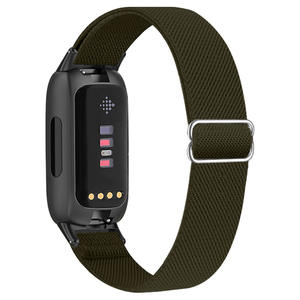Banda de tela de nailon tejida elástica ajustable deportiva para correa <span class=keywords><strong>Fitbit</strong></span> Inspire 3 - Product Image 4