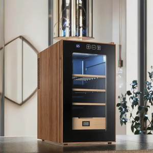 2025 Latest Design <b>Cigar</b> <b>Humidor</b> Cabinet Stainless Steel <b>Cigar</b> Display <b>Cigar</b> Cabinet Storage Box with Drawer - Product Image 2