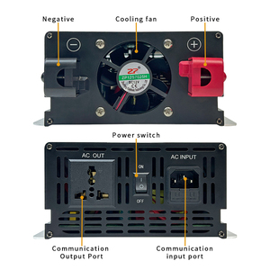 2000W Pure Sine Wave Uninterruptible <b>Power</b> <b>Supplies</b> Converter Single Phase 12V 220V Home Backup 10A Output - Product Image 3